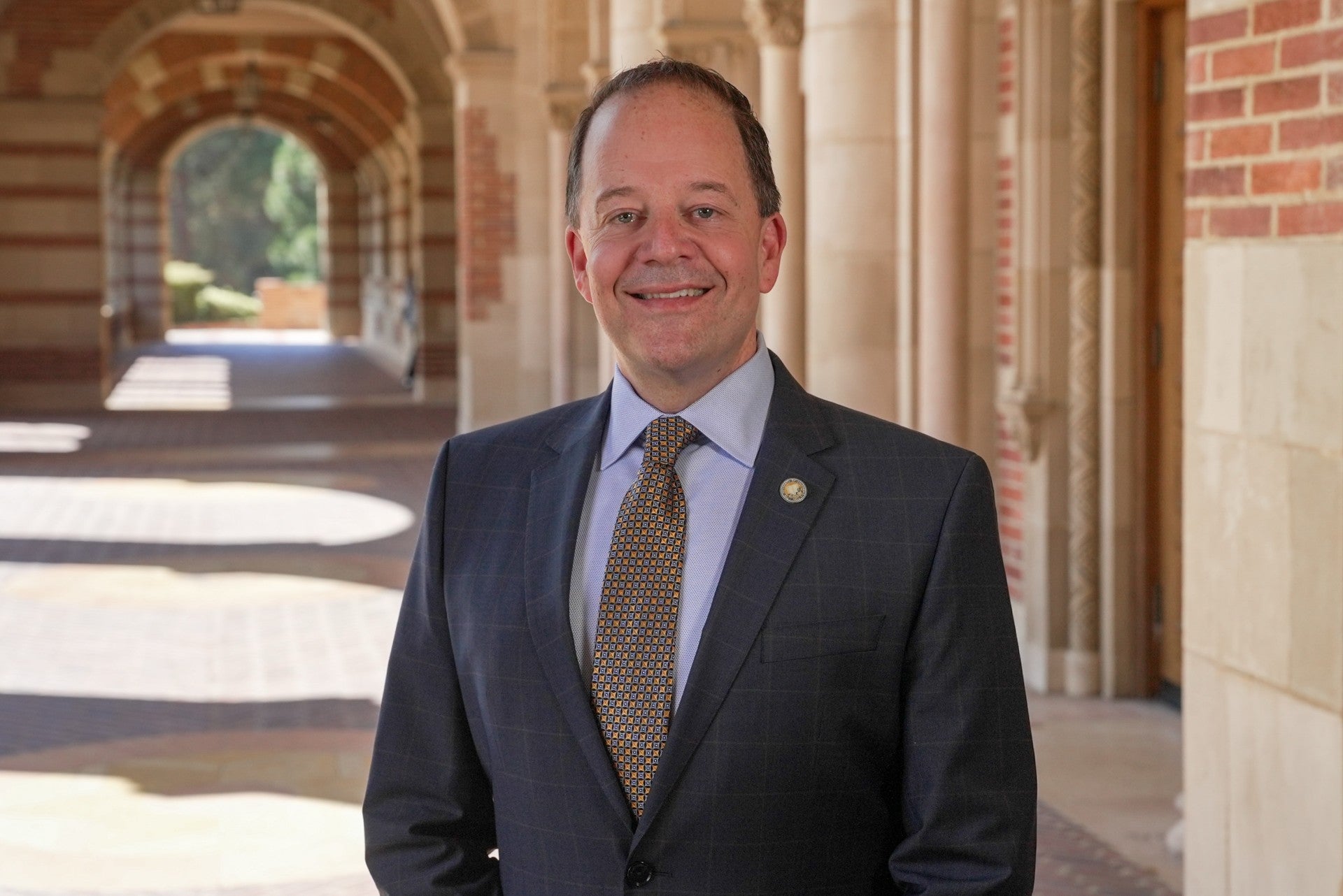 Associate Vice Chancellor Steve Lurie on the UCLA campus.